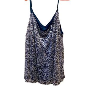 Torrid Gold and black Backless Camisole size 5